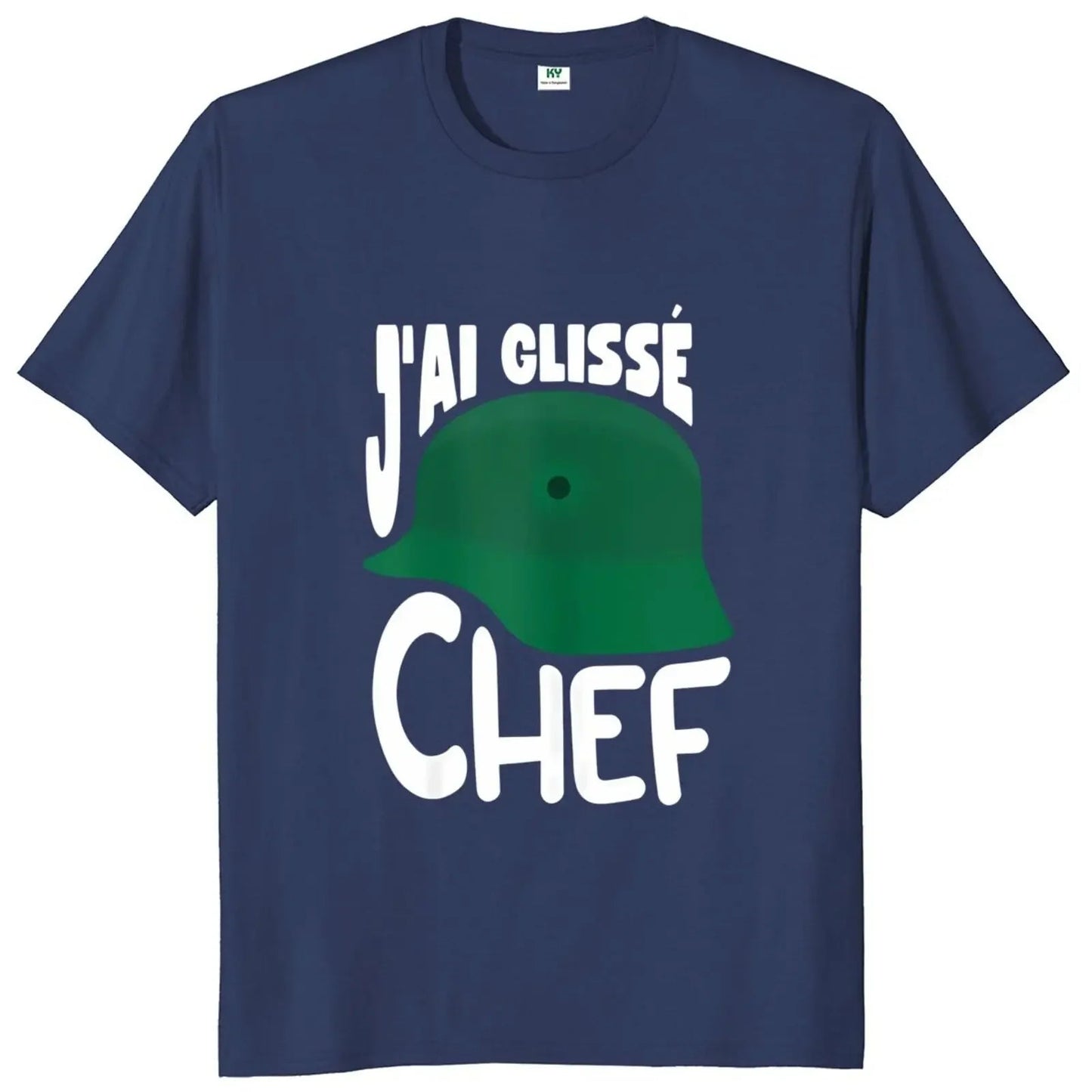 T-shirt « J’ai Glissé, Chef ! » – "Inspiré du film culte" Souvenirs D-DAY