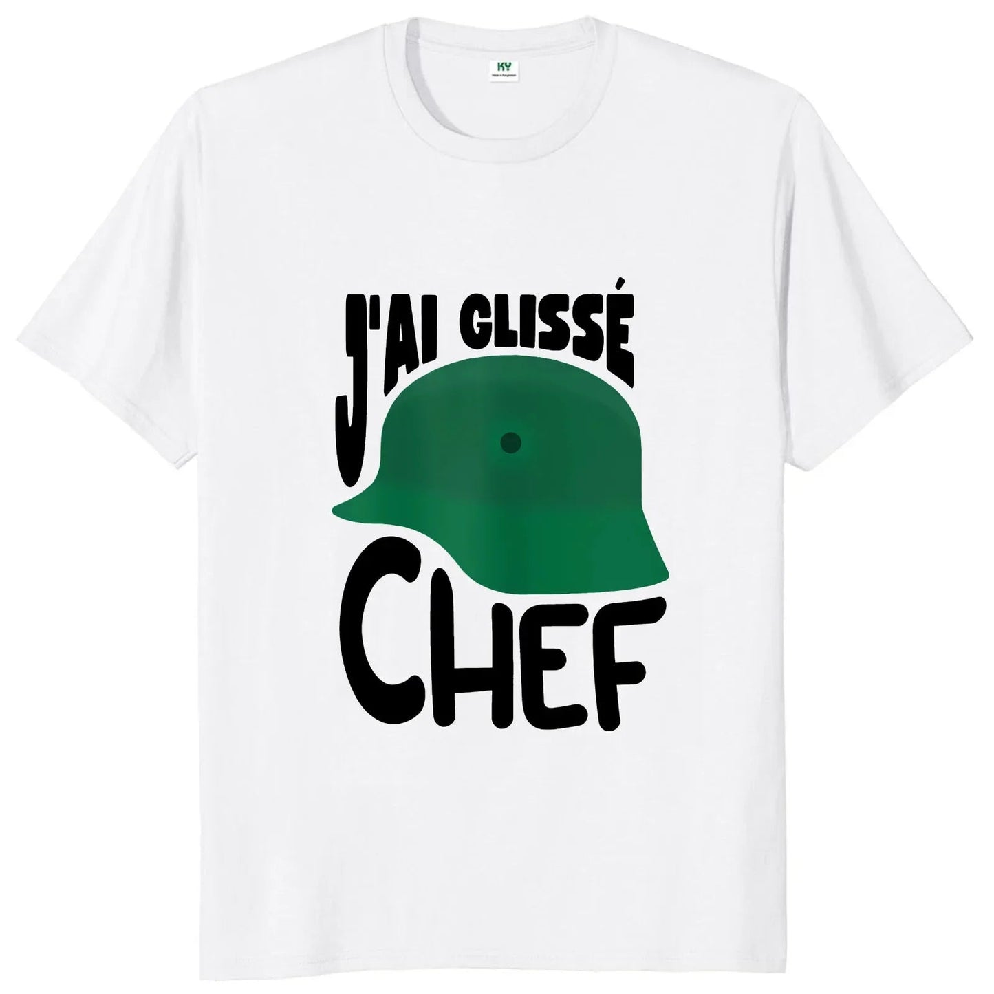 T-shirt « J’ai Glissé, Chef ! » – "Inspiré du film culte" Souvenirs D-DAY