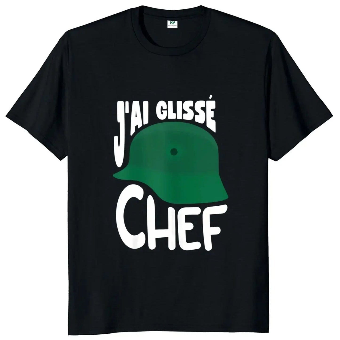 T-shirt « J’ai Glissé, Chef ! » – "Inspiré du film culte" Souvenirs D-DAY