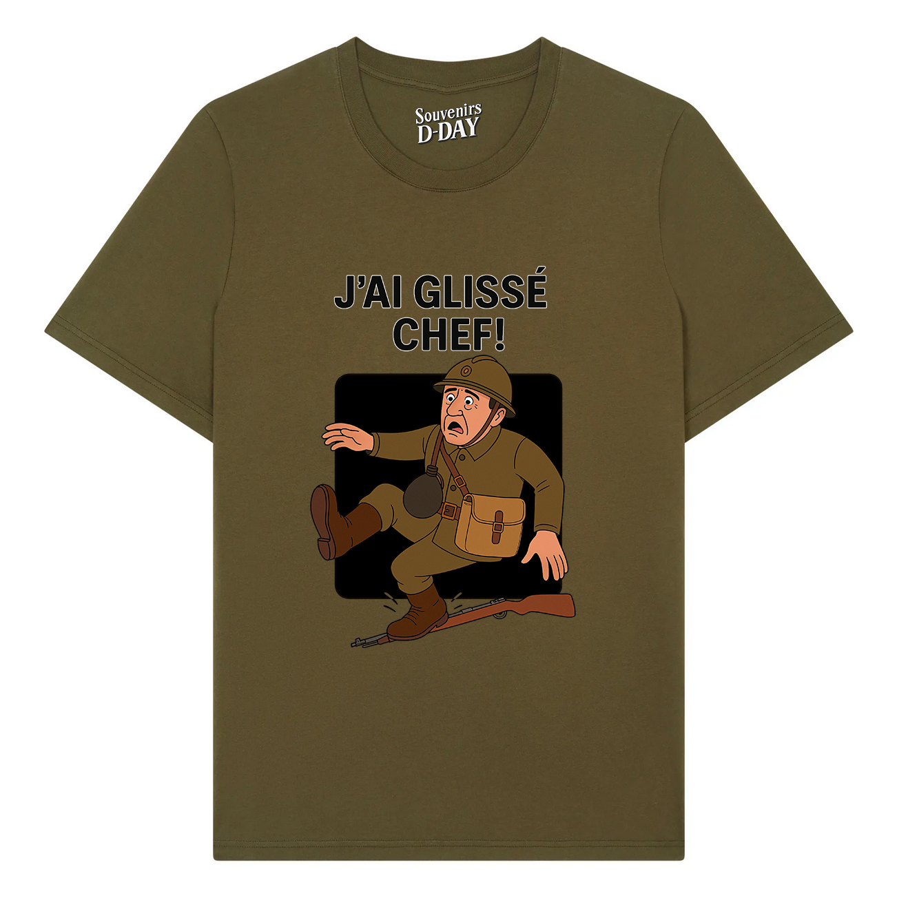 T-shirt - J’ai Glissé Chef ! Souvenirs D-DAY
