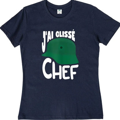 T-shirt « J’ai Glissé, Chef ! » – "Inspiré du film culte" Souvenirs D-DAY