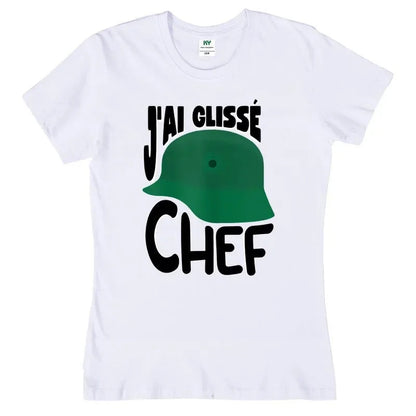 T-shirt « J’ai Glissé, Chef ! » – "Inspiré du film culte" Souvenirs D-DAY