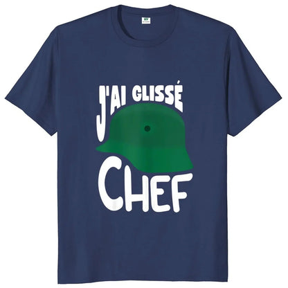 T-shirt « J’ai Glissé, Chef ! » – "Inspiré du film culte" Souvenirs D-DAY