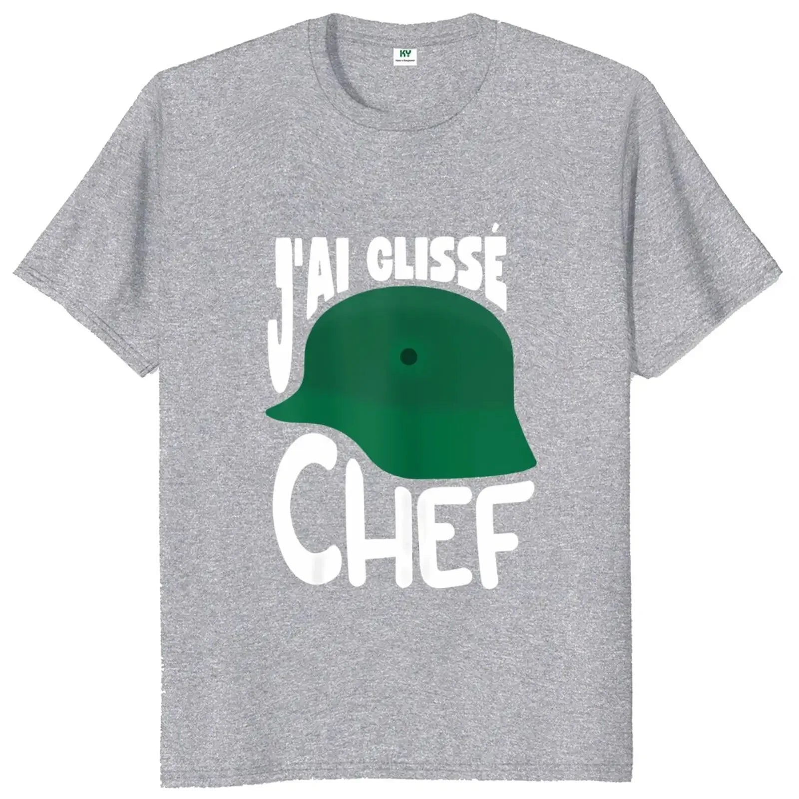 T-shirt « J’ai Glissé, Chef ! » – "Inspiré du film culte" Souvenirs D-DAY