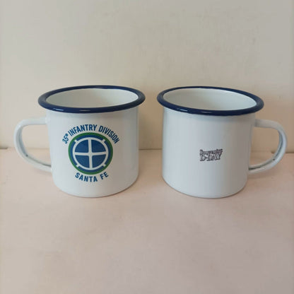 Tasse en émail 30th et 35th  Infantry Division Souvenirs D-DAY