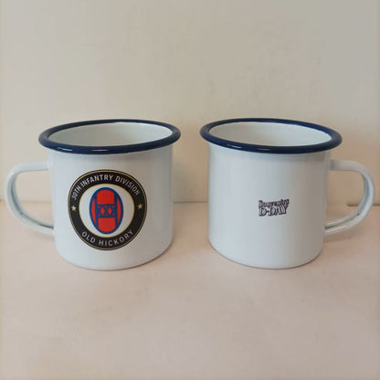 Tasse en émail 30th et 35th  Infantry Division Souvenirs D-DAY
