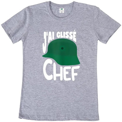 T-shirt « J’ai Glissé, Chef ! » – "Inspiré du film culte" Souvenirs D-DAY