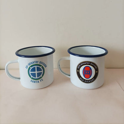 Tasse en émail 30th et 35th  Infantry Division Souvenirs D-DAY